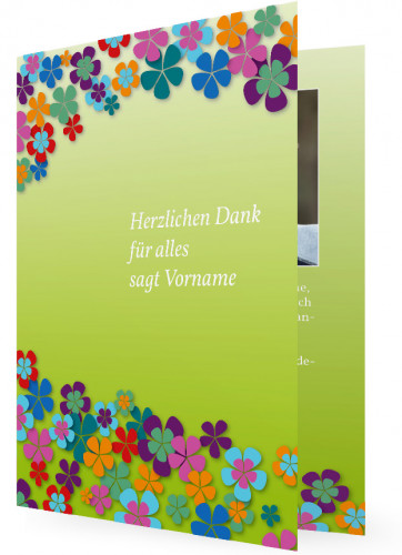 Danksagung Jugendweihe