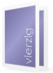 40. Geburtstag, Lila Einladungskarten mit Rahmen in Weiß