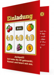 40. Geburtstagseinladung, Spielautomat