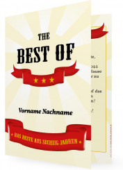 60. Geburtstag witzige Einladung, Best of