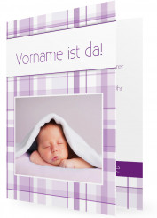 Danksagungskarte Geburt