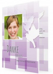 Dankkarte zur Konfirmation