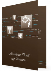 Dankkarten Konfirmation