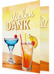 Danksagungen Geburtstag Vorlage, Cocktailparty