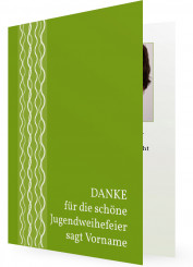 Danksagungskarten für die Jugendweihe