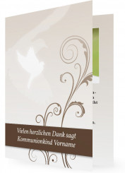 Danksagungskarten für Kommunion