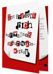 Einladung zum Geburtstag