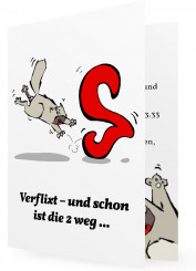 Witzige Einladungen zum 30. Geburtstag, hinter Roter 2 her jagende Katze