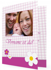 Geburt Karten Mädchen