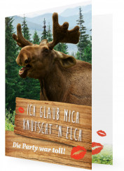 Geburtstag Danksagungen, Elch