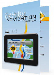Geburtstagseinladung zum 80., Navi