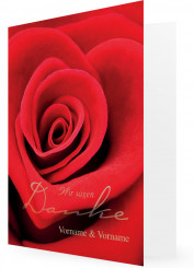 Hochzeit, Dankkarten