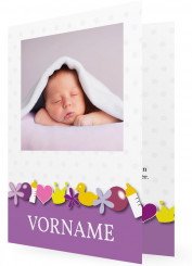 Karten Geburt Mädchen
