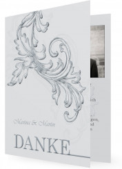 Karten zur Hochzeit, Danke