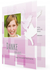 Konfirmation Danksagungen