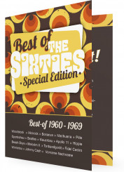 Vorlage Dankeskarte Geburtstag, Jahrzehnt 60er