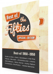 Vorlage Danksagungskarten Geburtstag, Jahrzehnt 50er