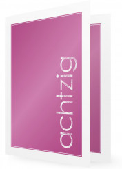 Vorlage Geburtstagseinladungen 80, einfarbig rosa modern weiß umrahmt