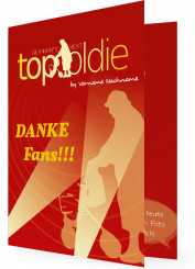 Vorlagen Dankkarte Geburtstag, Top-Oldie Frau