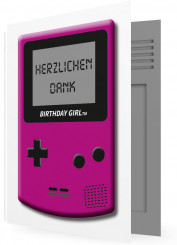 Vorlagen Danksagungskarten Geburtstag, Birthday Girl pink