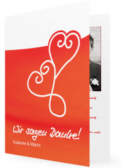 Vorlagen für Danksagungskarten Hochzeit