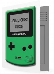 Vorlagen für Danksagung zum Geburtstag, Birthday Boy grün